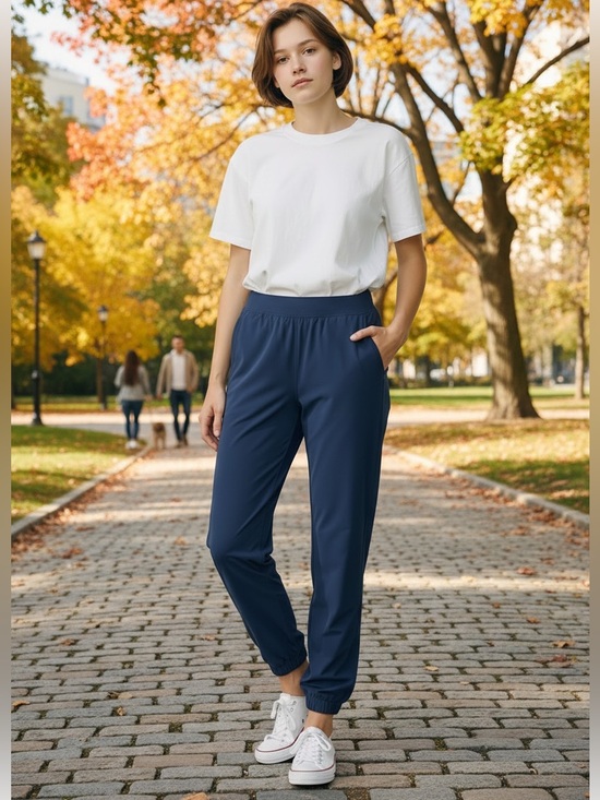 lululemon athletica Pants - Lululemon Adapted State Jogger Pants in Navy Blue size 6